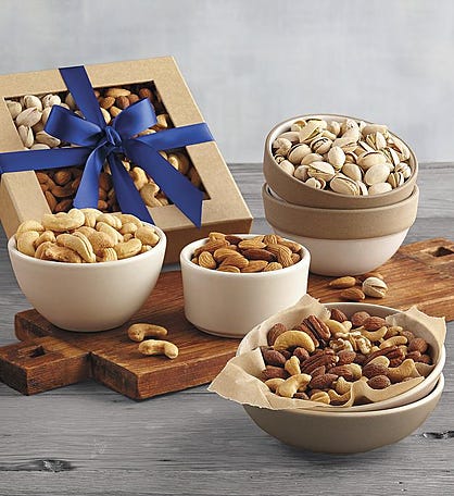 Festive Mixed Nuts Gift Box 